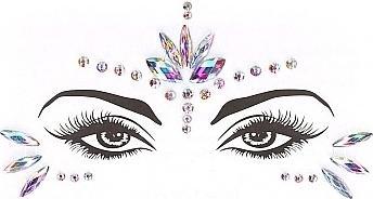 Produktbild Le Désir 2PC Tie Dye Bra Set with Garters & Dazzling Eye Contact Bl (One Size)