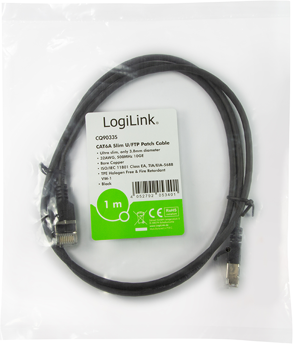 Immagine prodotto LogiLink Cavo di rete (STP, CAT6a, 2 m)