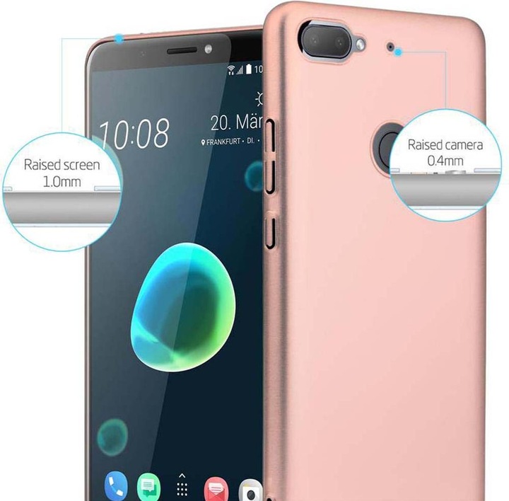 Produktbild Cadorabo Hard Cover Matt Metall Cover (HTC Desire 12+)