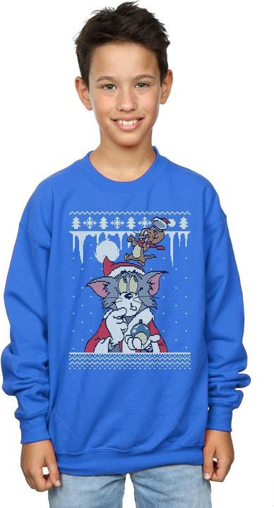 Produktbild Tom & Jerry Christmas Fair Isle Sweatshirt Jungen (152, 158)