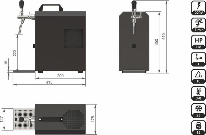 Produktbild Ich-zapfe Zapfanlage - Komplett Set, Untertheken