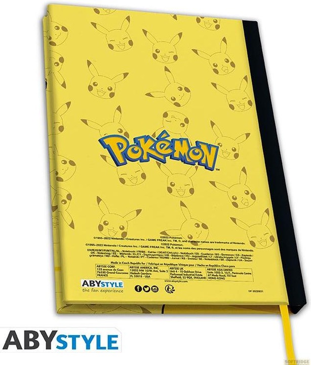 Actual product image ABYstyle Pokemon - Pikachu (A5, Lined, Hardcover)