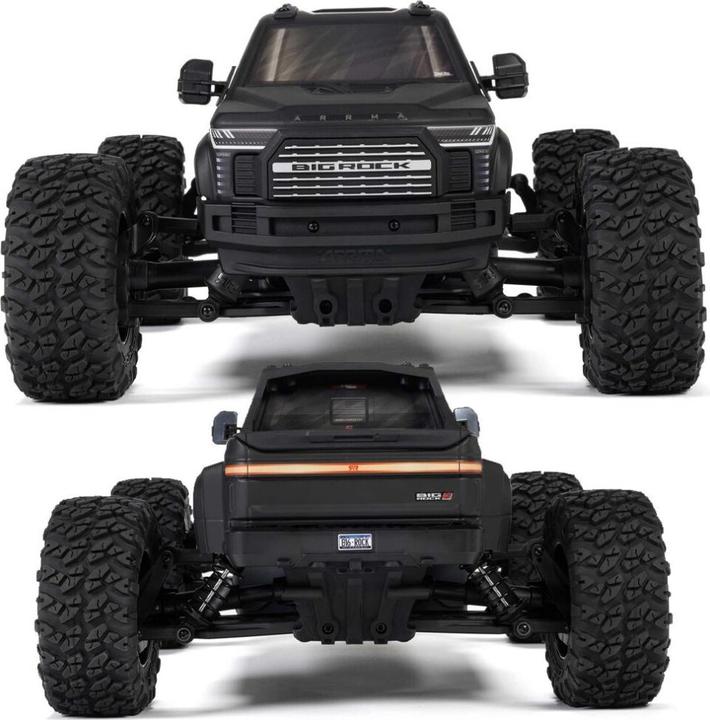 Actual product image Arrma Monster Truck Big Rock BLX 223S, Schwarz ARTR, 1:10 (RTR Ready-to-Run)