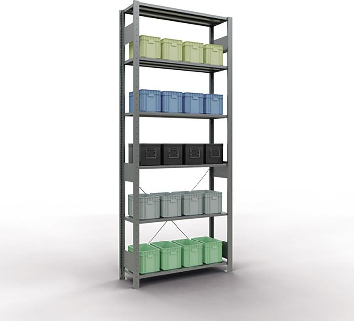 Actual product image Schulte Lagertechnik MULTIplus150 basic racking system with cross braces