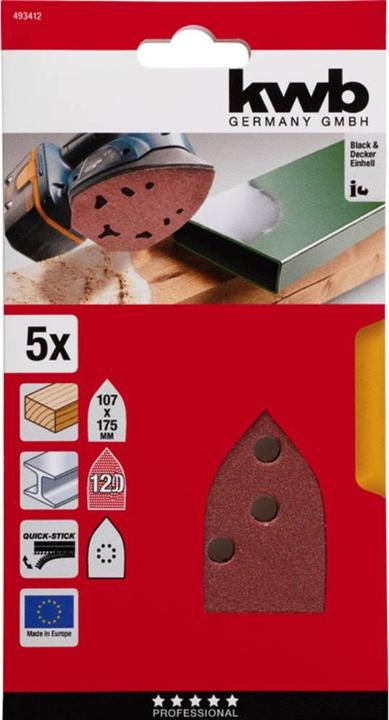 Actual product image kwb Multi discs/K120 /5pcs (120)
