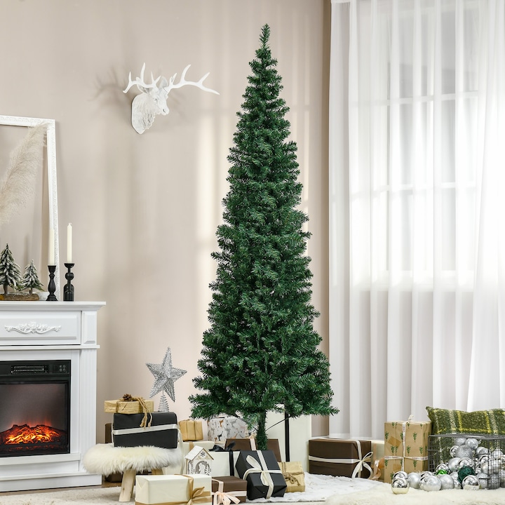 Produktbild Homcom Tannenbaum mit Metallständer (210 cm)