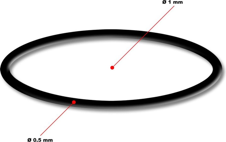 Produktbild Wiltec Airbrush O-Ring für Airbrush Düsen Pistole Airbrushpistole Zubehör Ersatzteil