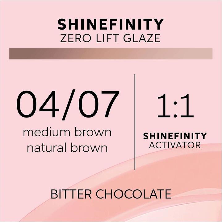 Produktbild Wella Shinefinity (04/07 - Bitter Chocolate)