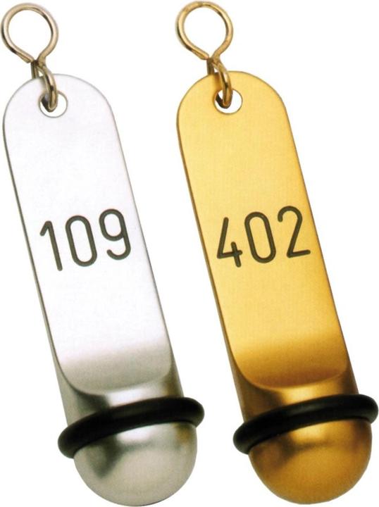 Actual product image Contacto Hotel Keychain Non-Metallic Engraving - Gold