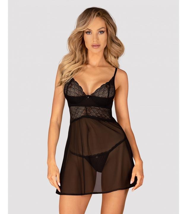 Produktbild Obsessive Chemeris Set Badydoll & Thong M/L (M, L)