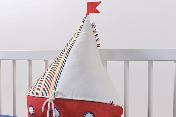 Actual product image Almila Decorative cushion Sailor sailing ship (45 x 45 cm)