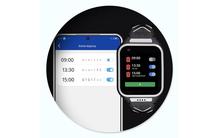 Image du produit Shelly Smartwatch 4 Noir/Vert (41 mm, 4G)