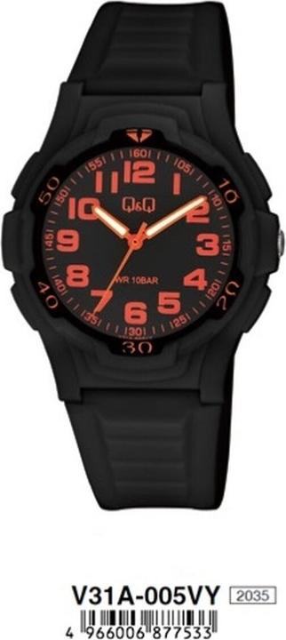 Produktbild Q&Q AnalogovÃ© hodinky V31A-004VY (Analoguhr, 40 mm)