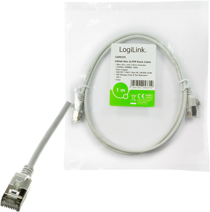 Produktbild LogiLink Netzwerkkabel (STP, CAT6a, 5 m)