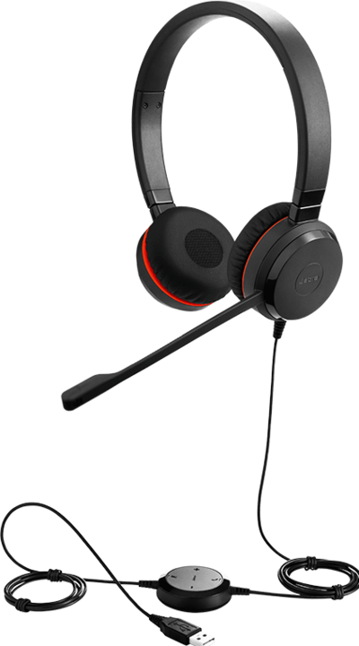 Actual product image Jabra Evolve 30 II Duo UC (Cable, USB-A)