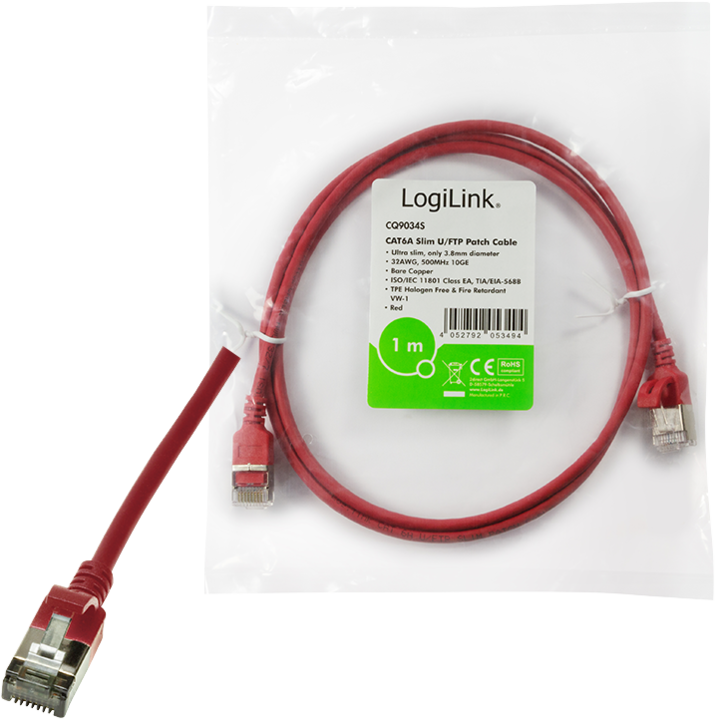 Immagine prodotto LogiLink Cavo di rete (STP, CAT6a, 0.50 m)