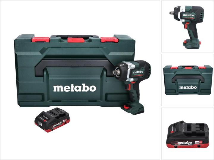 Produktbild Metabo SSW 18 LTX 800 BL Akku Schlagschrauber 18 V 800 Nm 1/2" Brushless + 1x Akku 4,0 Ah + metaBOX (Akkubetrieb)