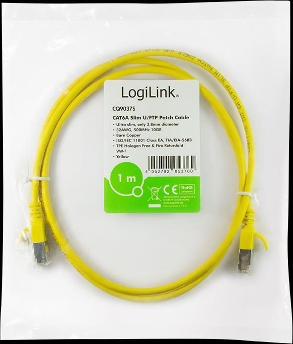 Produktbild LogiLink Netzwerkkabel (STP, CAT6a, 1.50 m)