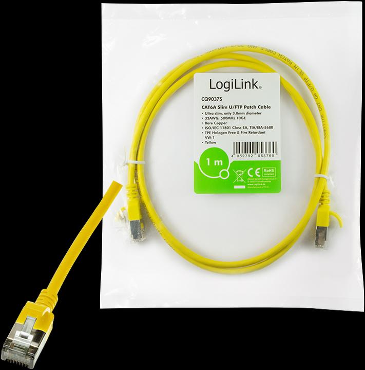 Produktbild LogiLink Netzwerkkabel (STP, CAT6a, 1.50 m)