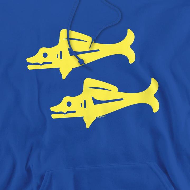 Produktbild Legends of the Hidden Temple Blue Barracudas Kapuzenpullover (M)