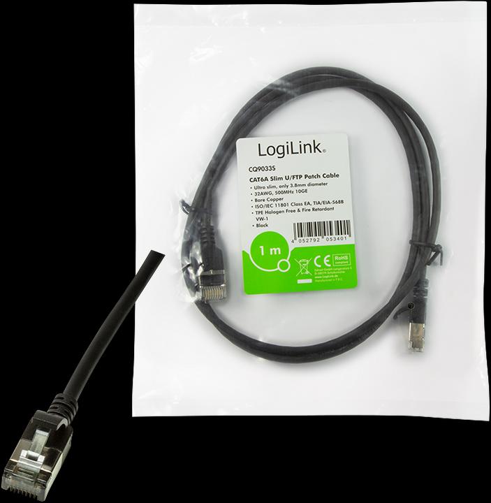 Produktbild LogiLink Netzwerkkabel (STP, CAT6a, 0.50 m)