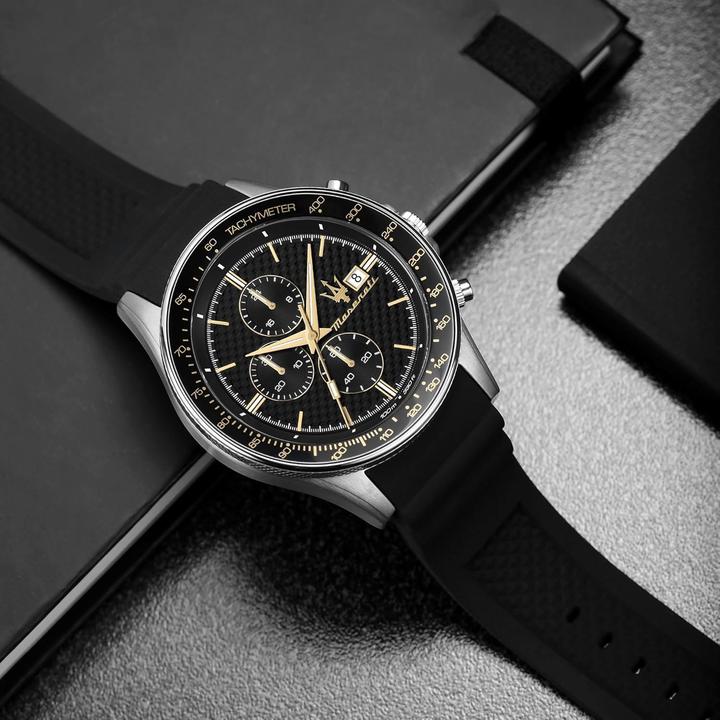 Actual product image Maserati Limited Edition Chronograph with Analog Display and Sapphire Crystal (Chronograph, 44 mm)