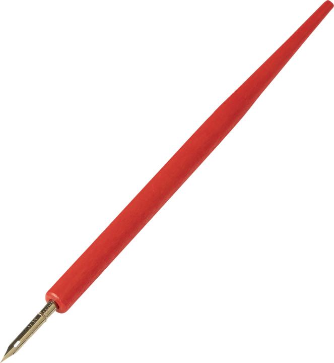 Actual product image Standardgraph Drawing Set Hi-Set 4 Ornamental, 1 pen holder, 11 assorted nibs and 1 magnet (Red, 1x)