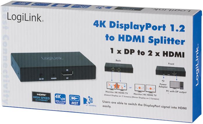 Produktbild LogiLink 4K DisplayPort 1.2 zu HDMI