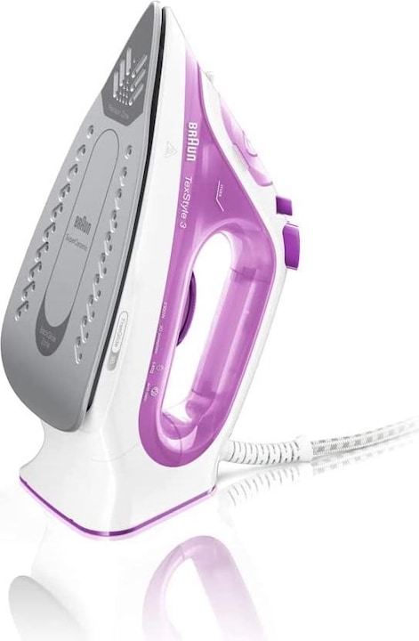 Immagine prodotto Braun TexStyle 3 SI 3030 Ferro da stiro a secco e a vapore Piastra in ceramica Ultra-Glide (2300 W, 145 g/min)