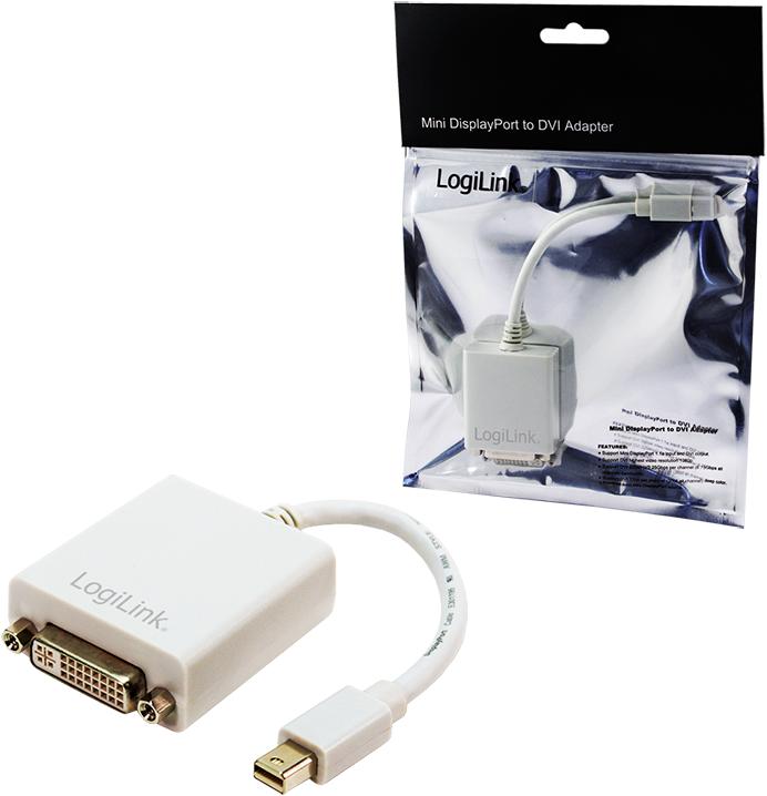 Produktbild LogiLink Mini DisplayPort to DVI (DVI, 9 cm)