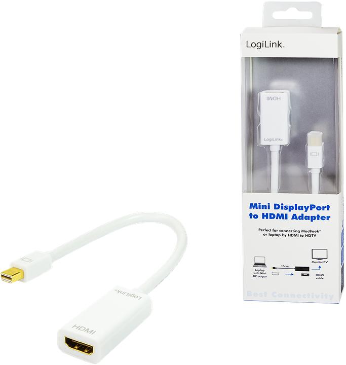 Actual product image LogiLink Mini DP zu (HDMI, 10 cm)
