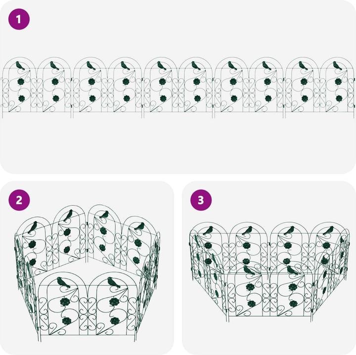 Produktbild vidaXL Gartenumzäunung
