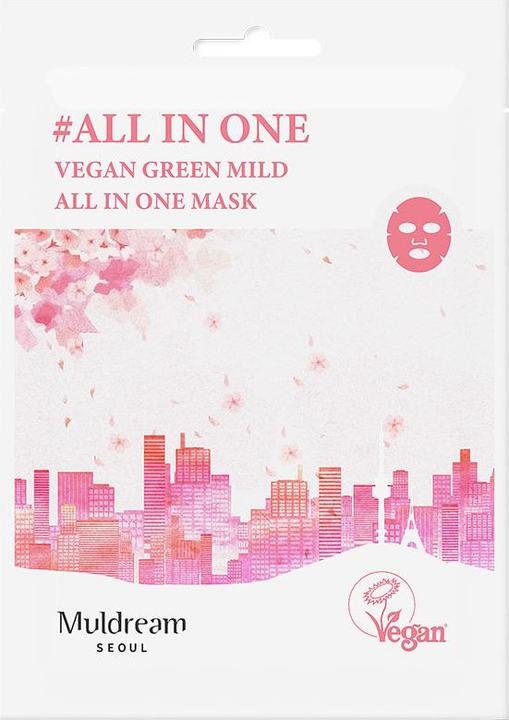Immagine prodotto Muldream Maschera vegana verde mite tutto in uno