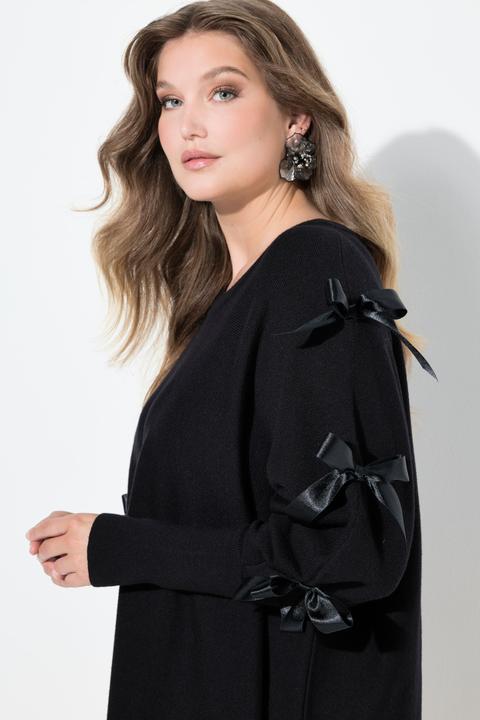 Produktbild Miamoda Pullover, bequeme Passform, Langarm mit Schleifen (54)