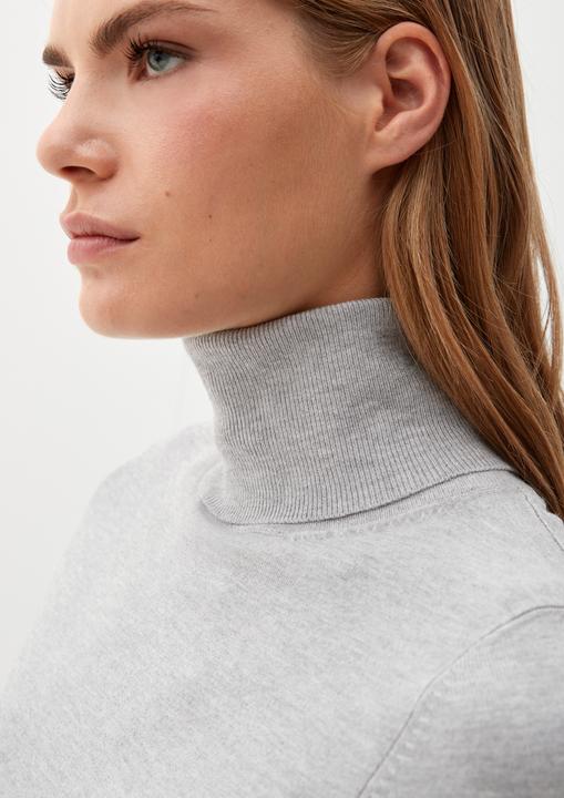 Immagine prodotto S.Oliver Strickpullover Feinstrickpullover mit Rollkragen (36)