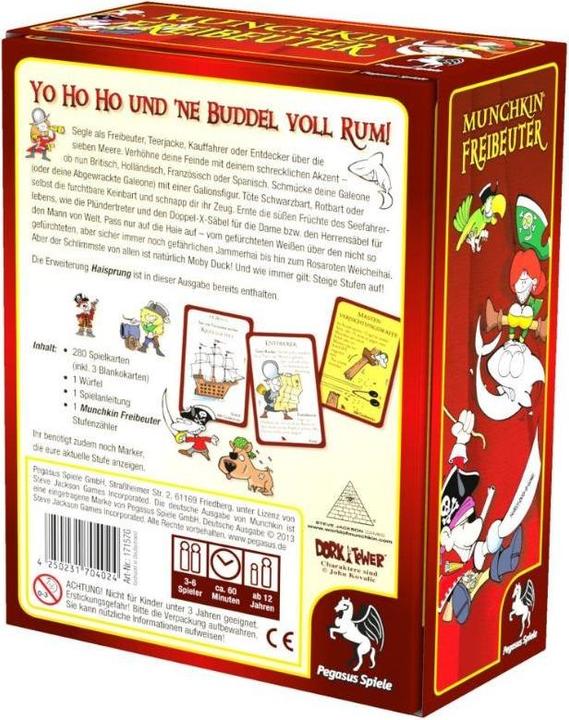 Produktbild Pegasus Munchkin Freibeuter 1+2 (Deutsch)