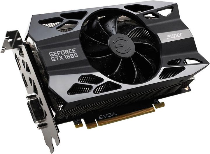 Image du produit EVGA GeForce GTX 1660 Super Black Gaming, 6144 Mo GDDR6 (6 Go, GDDR6)