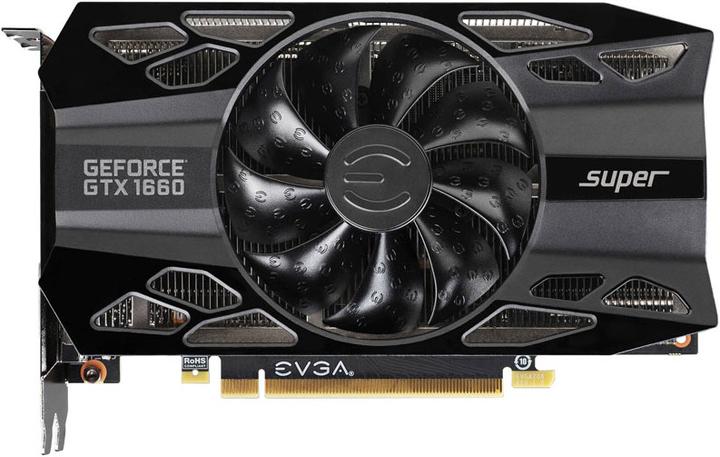 Image du produit EVGA GeForce GTX 1660 Super Black Gaming, 6144 Mo GDDR6 (6 Go, GDDR6)