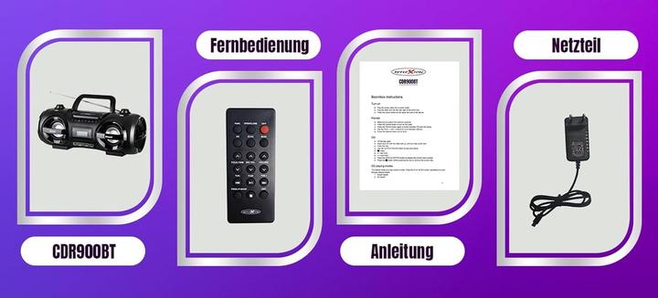Produktbild Reflexion CDR900BT Tragbarer CD-Player (Bluetooth)