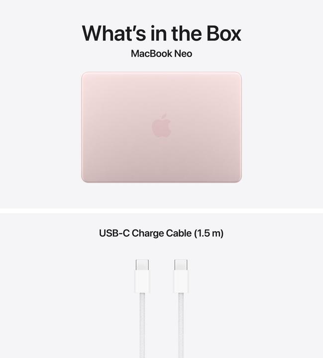 Immagine prodotto Apple MacBook Neo - 2026 (13", 256 GB, 8 GB, Svizzera, Apple A18 Pro)