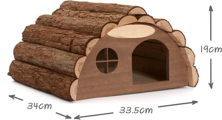 Produktbild Holzhaus für Igel oder Meerschweinchen