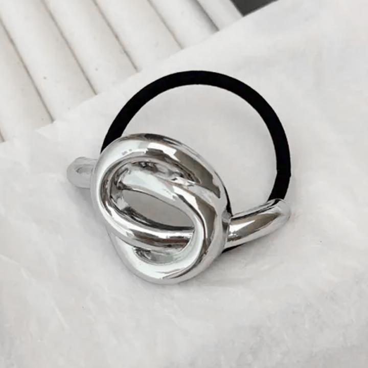 Produktbild Avizar Haargummi Skulptur Knoten Stahl Grau Margo (Haargummi)