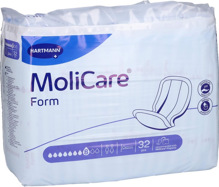 Actual product image Hartmann Molicare Form 8 drops, 4X32 pcs