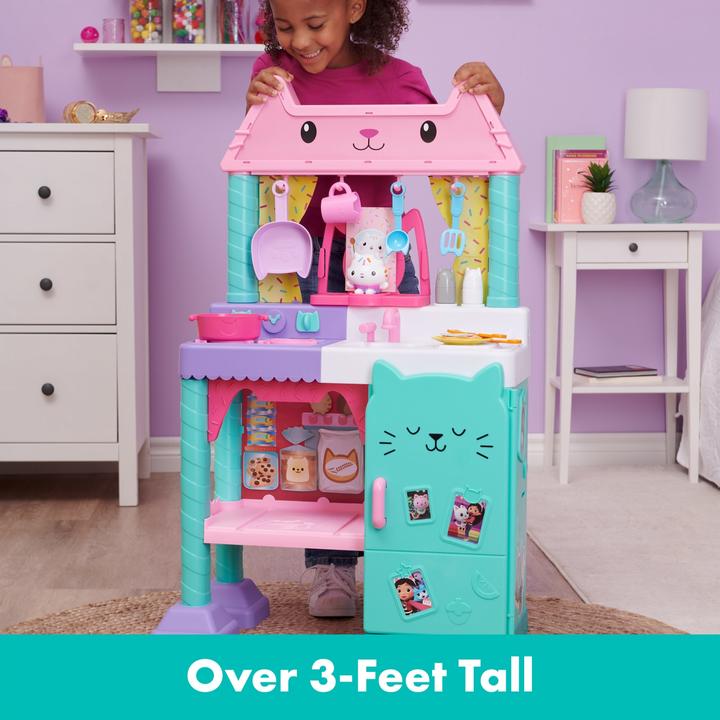 Productafbeelding Gabby's Dollhouse Gabby's Poppenhuis, Kinderkeukenset Cakey met Speelkeuken Accessoires, Speelgoed Eten, Geluid Eff