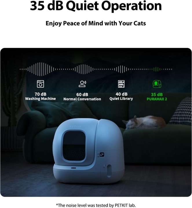 Image du produit Petkit Pura Max 2 (Bac à litière autonettoyant)