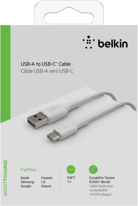 Immagine prodotto Belkin USB A - USB C (3 m, USB 2.0)