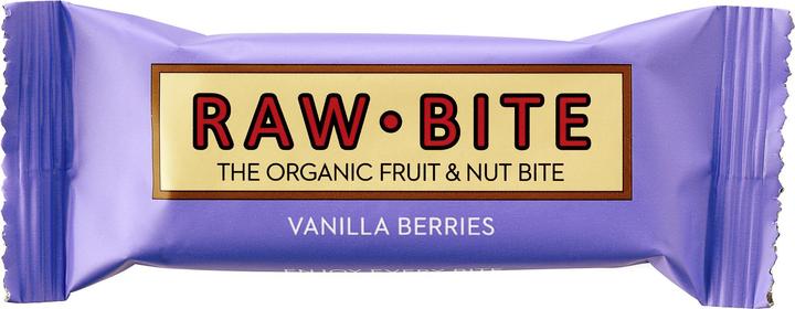 Produktbild Raw Bite Vanilla Berries Rohkost-Riegel Bio (1 Stk., 50 g)