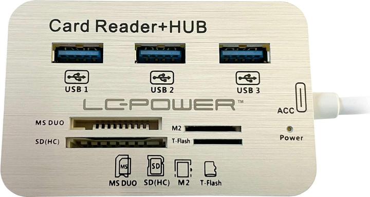 Immagine prodotto LC-Power Hub USB LC-HUB-C-CR (USB-C, 7 porte)