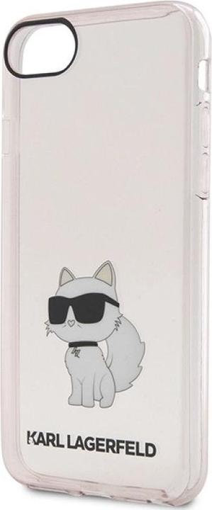 Produktbild Karl Lagerfeld KLHCI8HNCHTCP iPhone 7/8/ SE 2020 / SE 2022 pink/pink hardcase Ikonik Choupette (Apple iPhone 7, Apple iPhone 8, Apple iPhone SE (2nd Gen), Apple iPhone SE (3rd Gen))