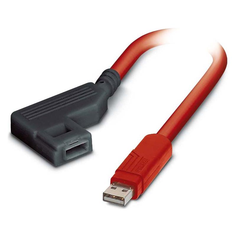Phoenix Contact Phoenix 2903447 2m USB A Männlich Weiblich Rot USB Kabel, Elektronikkabel + Stecker, Rot